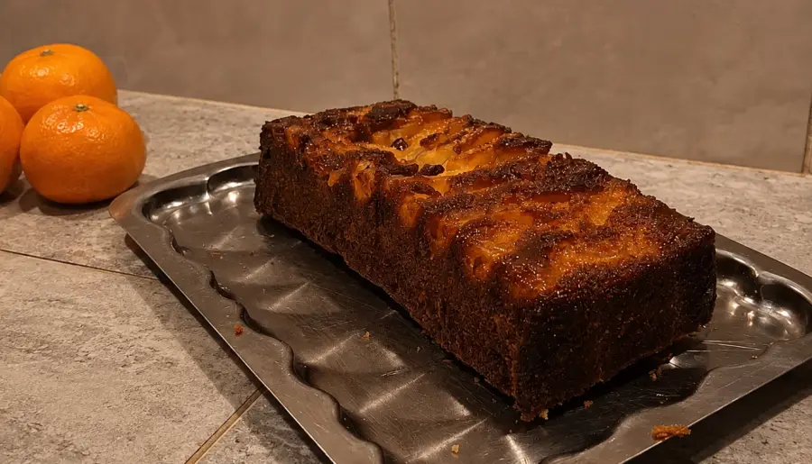 Budín de Mandarina Sin Gluten